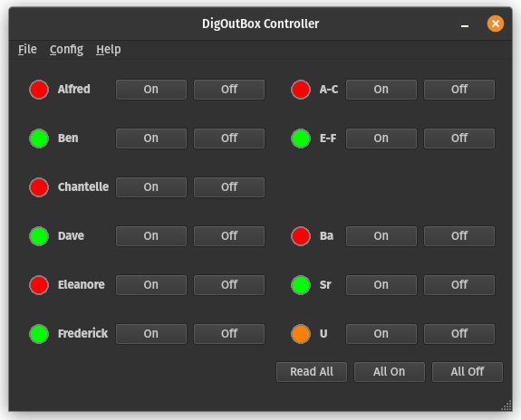 Main UI with channels