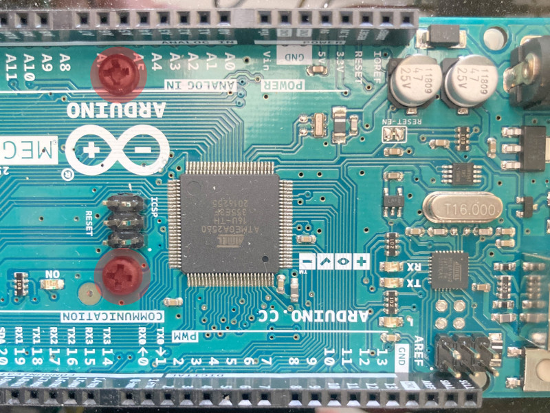 Arduino mounted